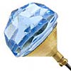 10356 Victorian Hatpin with Sapphire Blue Glass