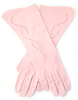 10150 1940's Pink Embroidered Dress Gloves