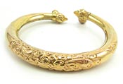 10453 Victorian Gold Repousse Bracelet