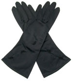 10757 1950s Black Dress Gloves