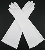 10825 Van Raalte White Opera Gloves
